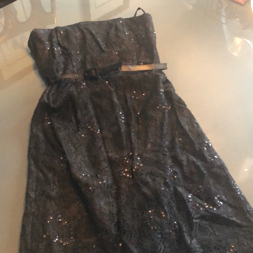 White House Black Market Black lace dress